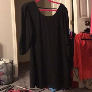 Chiffon black dress